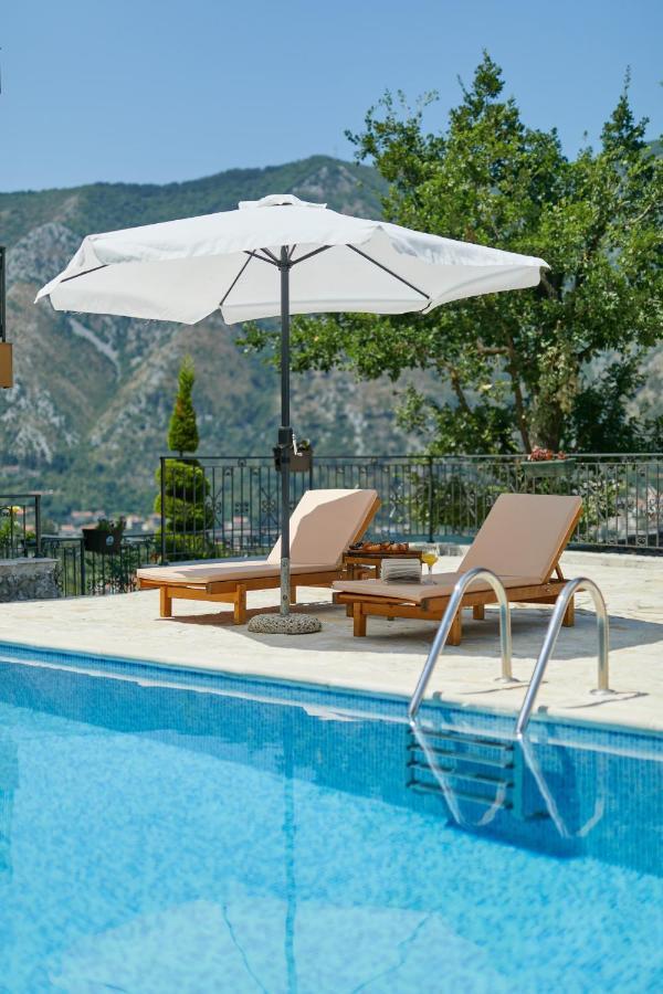 Our Sunset Apartments With Pool And Sea View Kotor Dış mekan fotoğraf